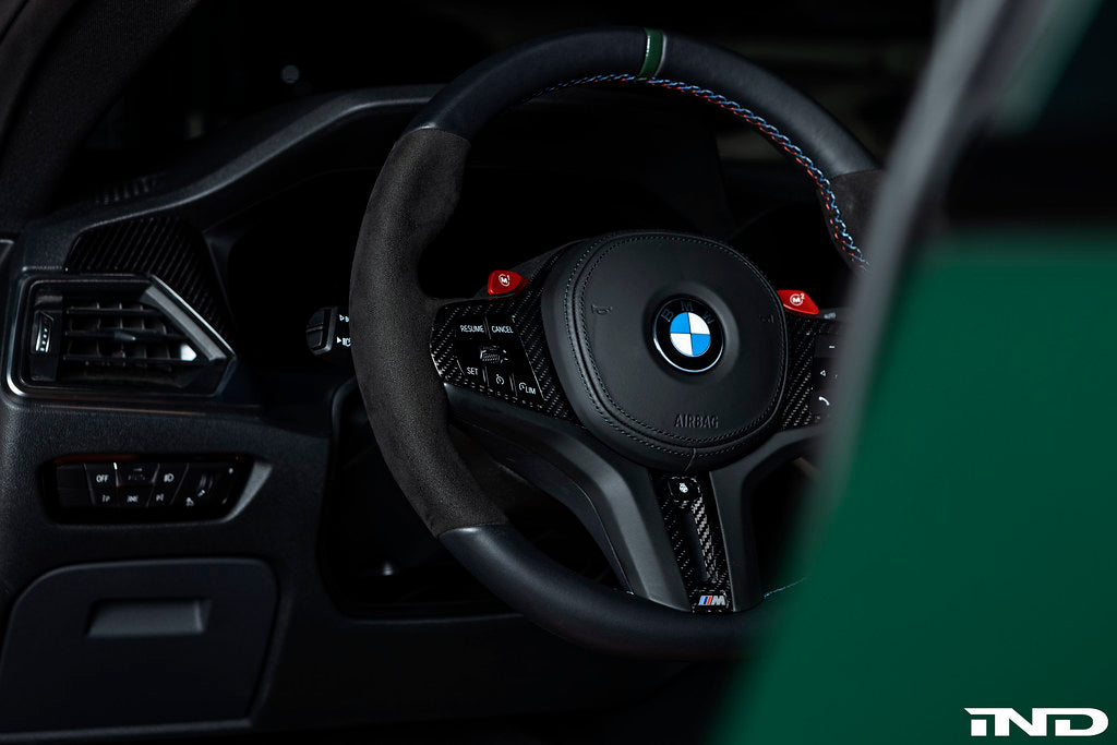 BMW M Performance G8X M3 / M4 Steering Wheel - Custom Stripe, Interior