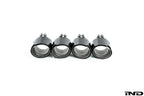 BMW M Performance F9X X5M / X6M Titanium + Carbon Exhaust Tip Set