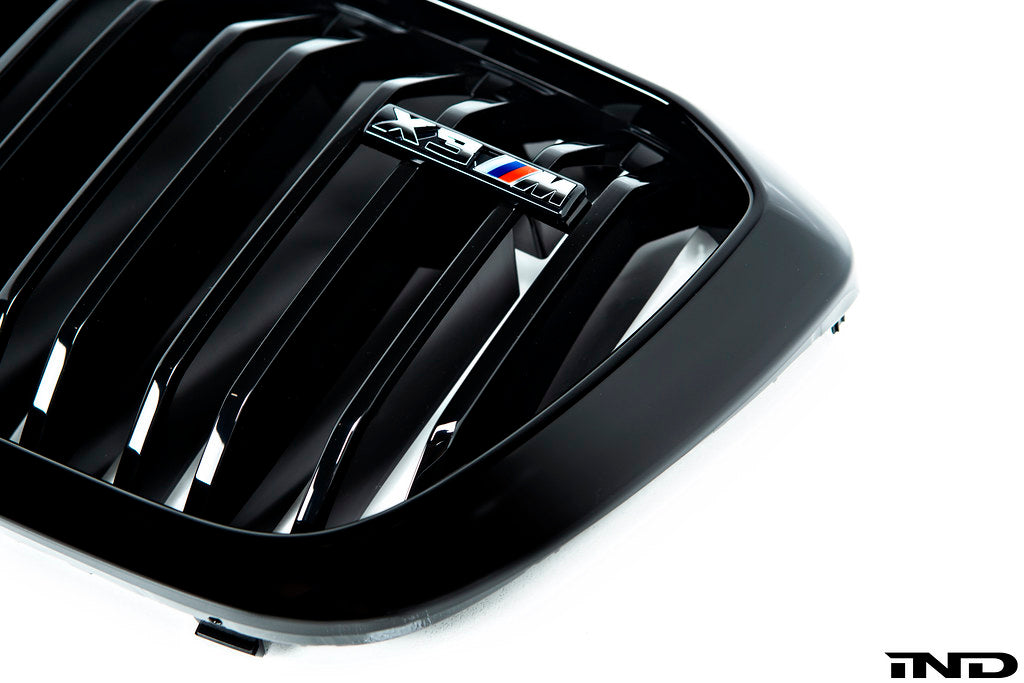BMW F97 X3M LCI Shadowline Front Grille Set
