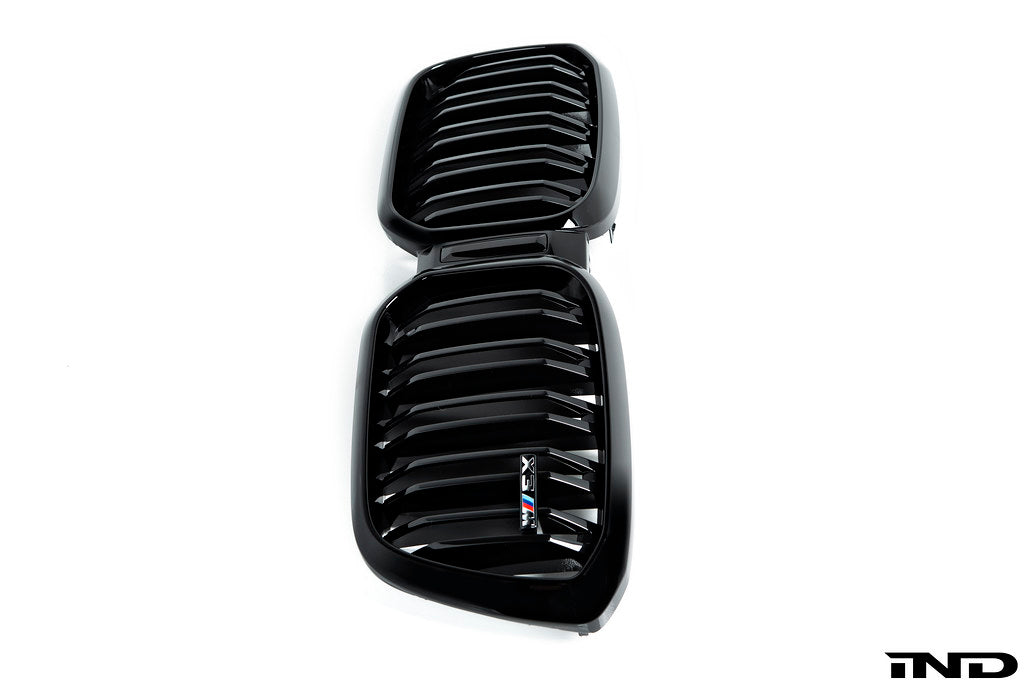 BMW F97 X3M LCI Shadowline Front Grille Set