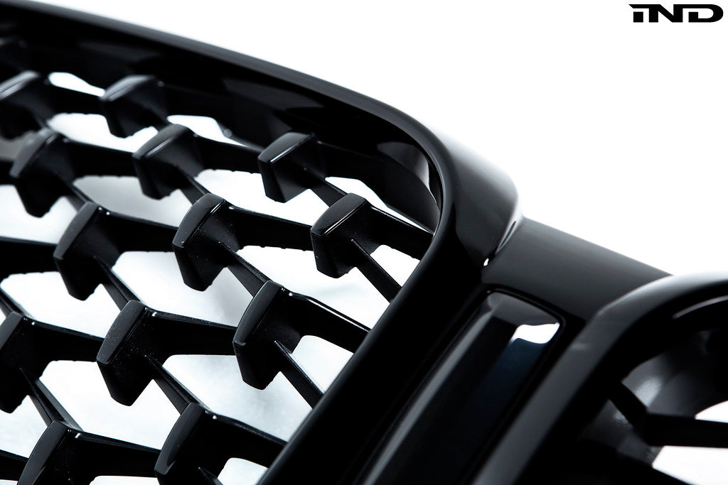 BMW G01 X3 / G02 X4 LCI Shadowline Front Grille - Mesh