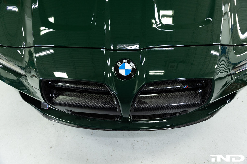 Vorsteiner G8X M3 / M4 Dry Carbon Aero Front Grille - 2x2 Gloss Finish