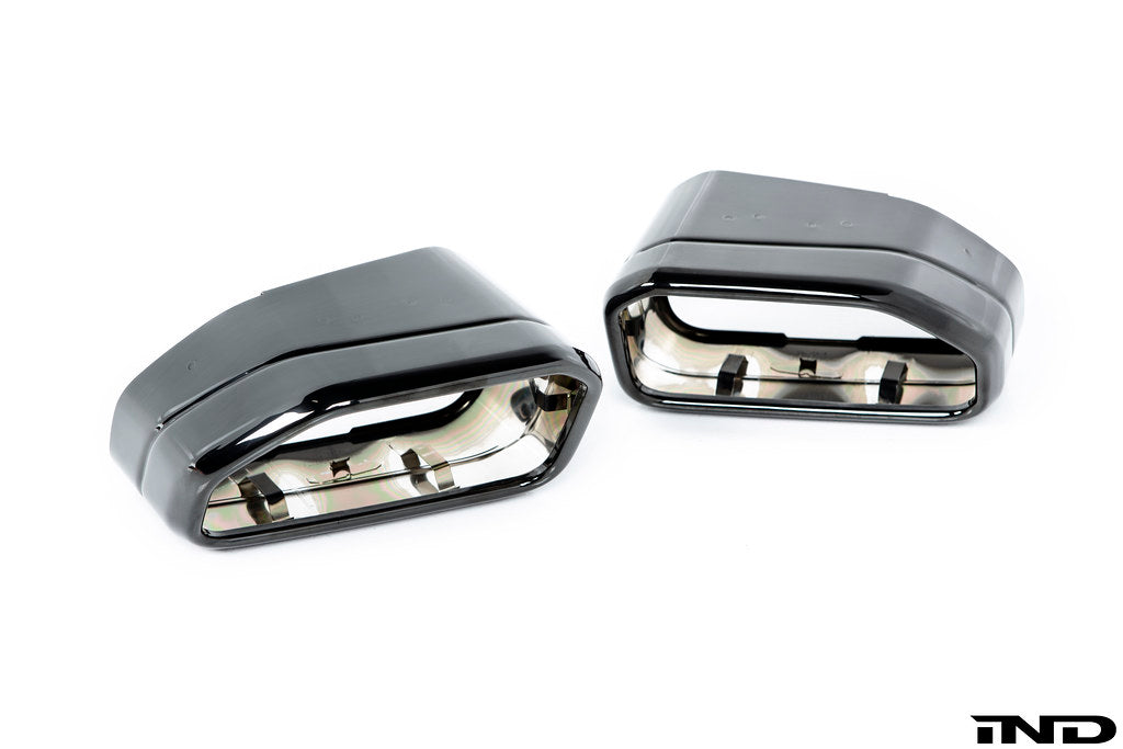 BMW G01 X3 / G02 X4 LCI M-Sport Exhaust Tip Set - Black Chrome