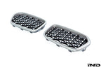 BMW F39 X2 Burnished Aluminum Front Grille Set - Mesh