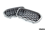 BMW F39 X2 Burnished Aluminum Front Grille Set - Mesh