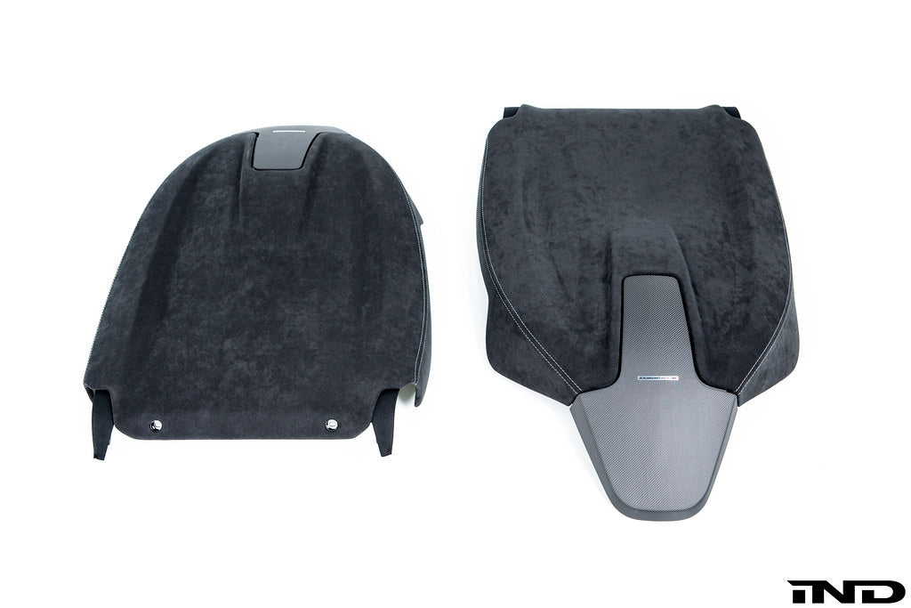 BMW M Performance Sedan Carbon and Alcantara Seat Back Set