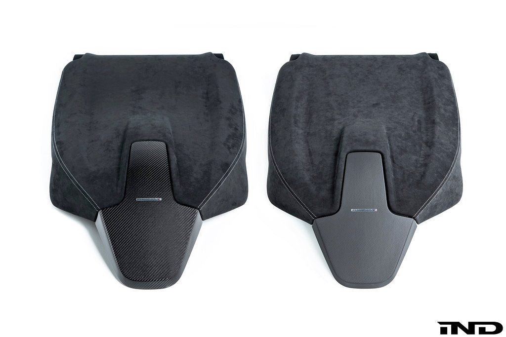 BMW M Performance Sedan Carbon and Alcantara Seat Back Set