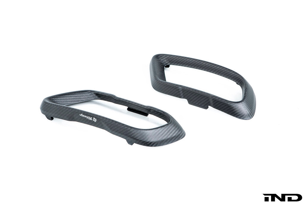 3D Design G0X X5 / X6 / X7 M-Sport Carbon Tail Pipe Trim Set