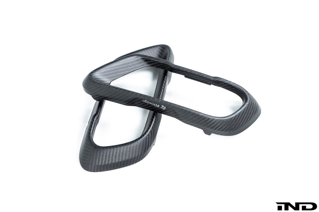 3D Design G0X X5 / X6 / X7 M-Sport Carbon Tail Pipe Trim Set