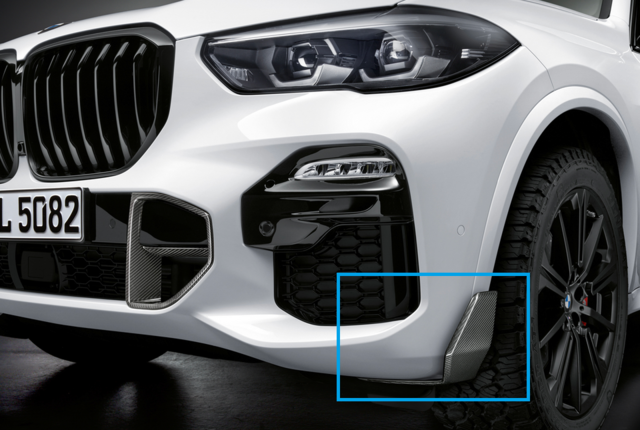 BMW m Performance g05 x5 carbon front winglet set - iND Distribution