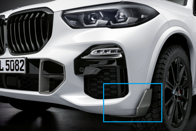 BMW M Performance G05 X5 Carbon Front Winglet Set | Exterior | iND