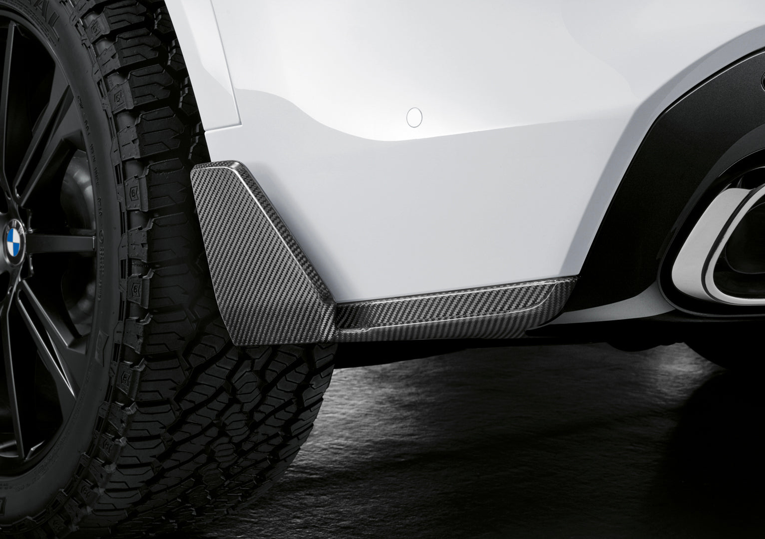 BMW m Performance g05 x5 carbon rear winglet set - iND Distribution