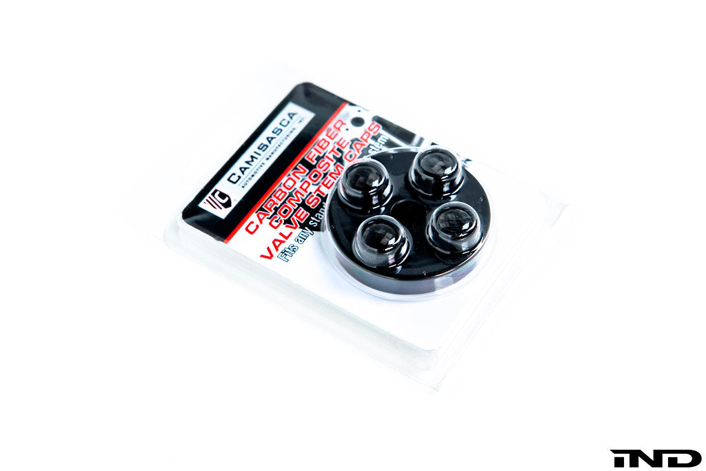Camisasca Carbon Alloy Valve Stem Cap Set