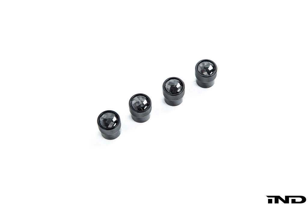 Camisasca Carbon Alloy Valve Stem Cap Set