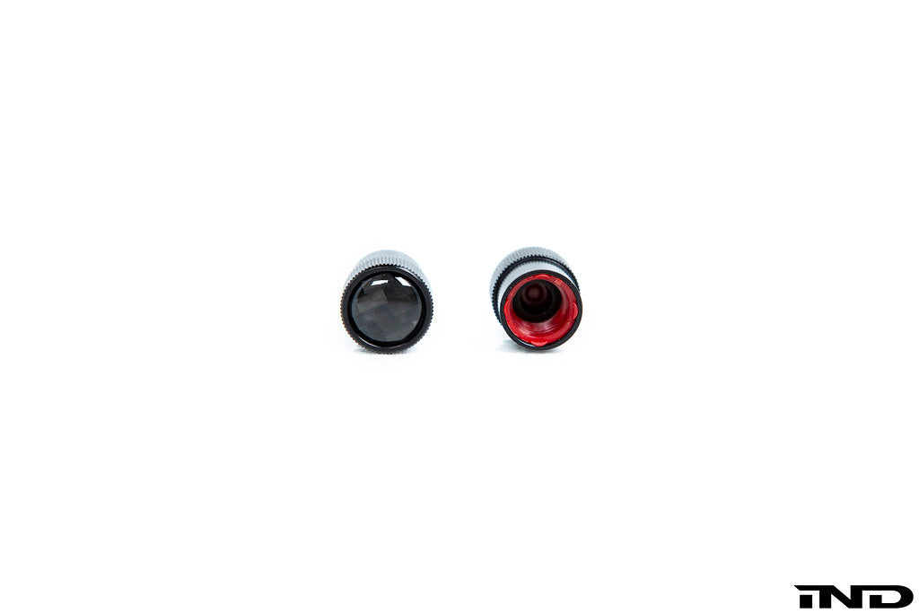 Camisasca Carbon Alloy Valve Stem Cap Set