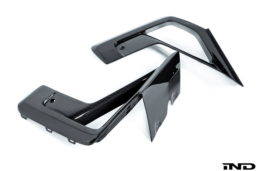 BMW M Performance F97 X3M / F98 X4M LCI Carbon Front Bumper Side Grille Set