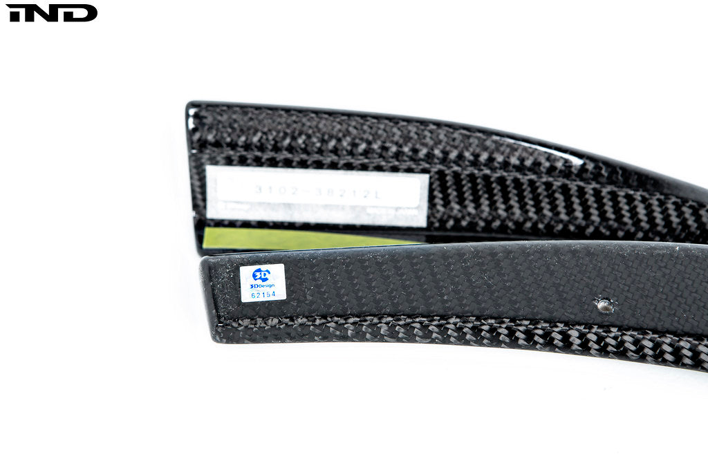 3D Design G8X M3 / M4 Carbon Front Under Splitter Set