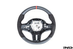 BMW M Performance G-Chassis Steering Wheel - Red Stripe + Silver Grey Stitching
