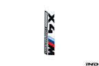 BMW F98 X4M Competition Trunk Emblem - Gloss Black
