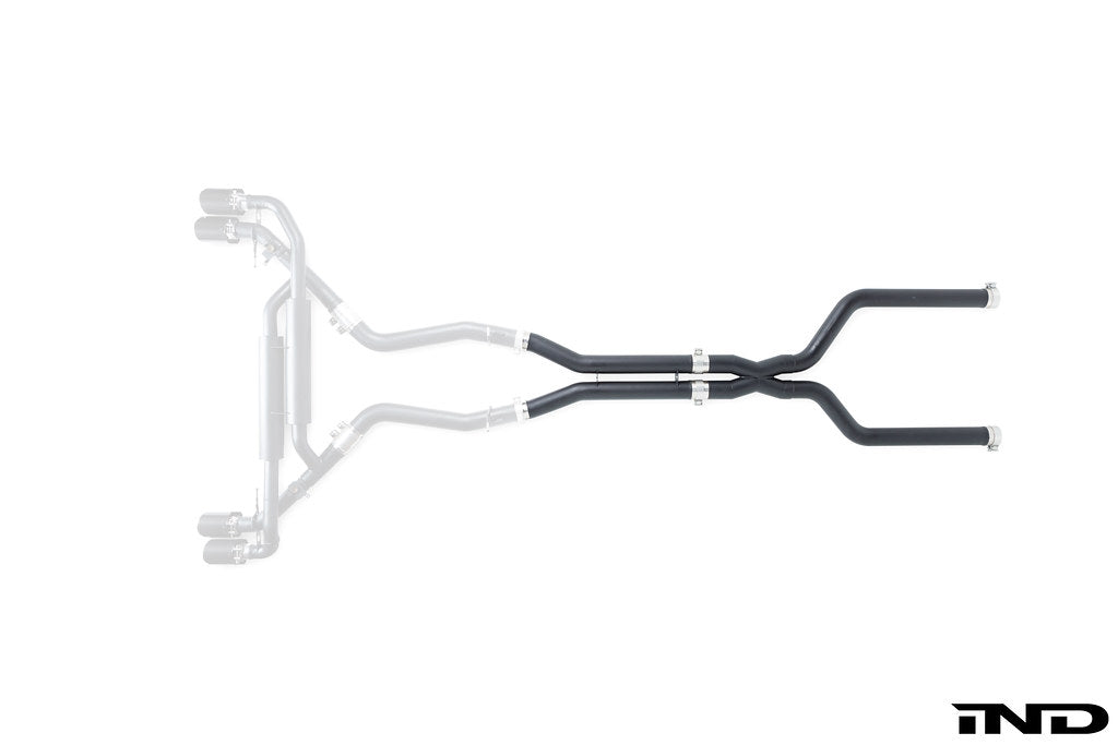 Eisenmann F95 X5M / F96 X6M Center Pipe Set - Non-Resonated