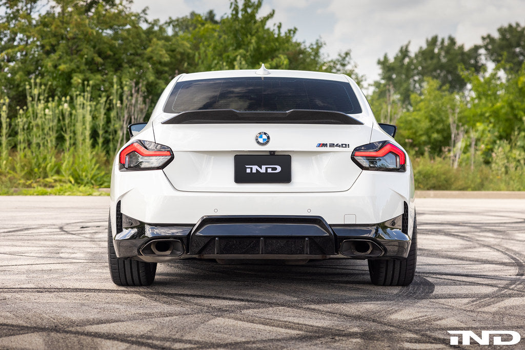 Acexxon G42 2-Series M-Sport Rear Reflector Insert Set - Honeycomb