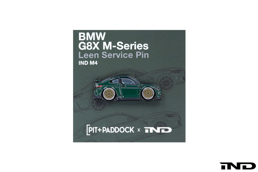Leen Customs Limited Release Pit+Paddock x IND G82 M4 Service Pin