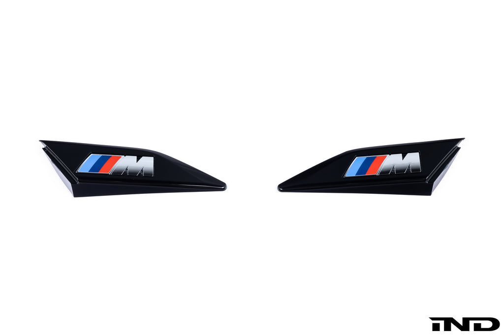 BMW G07 X7 M Fender Emblem Set - Gloss Black