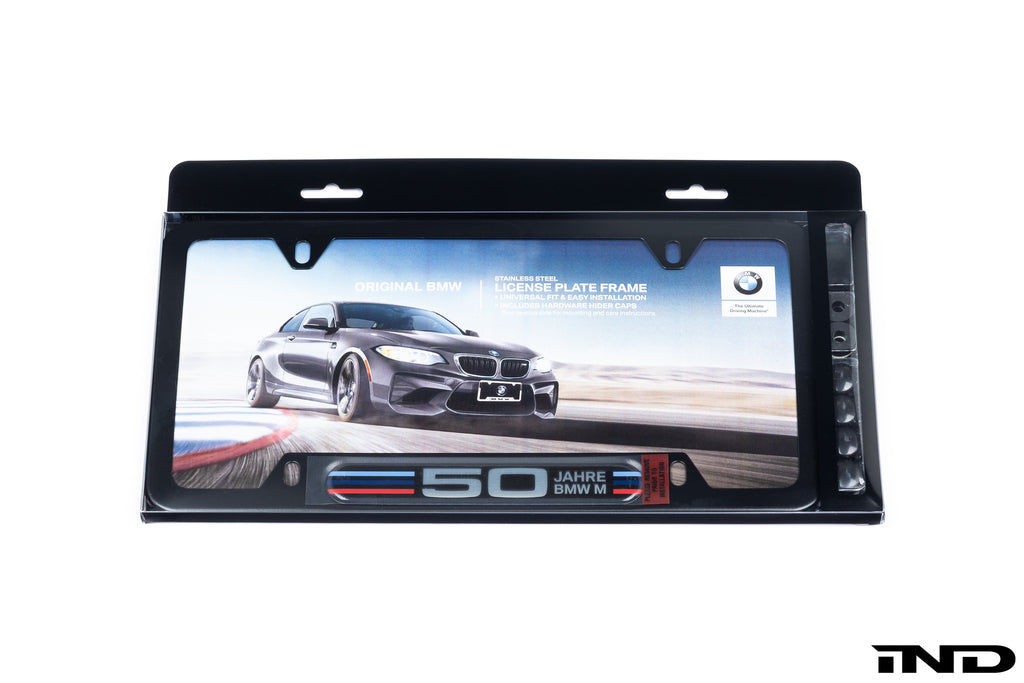 BMW 50th Anniversary M License Plate Frame