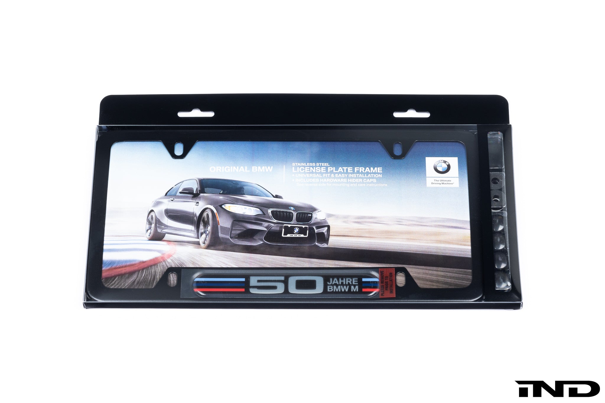 BMW 50th Anniversary M License Plate Frame