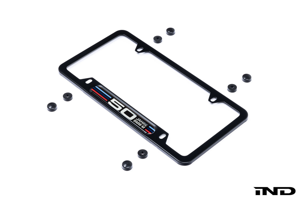 BMW 50th Anniversary M License Plate Frame