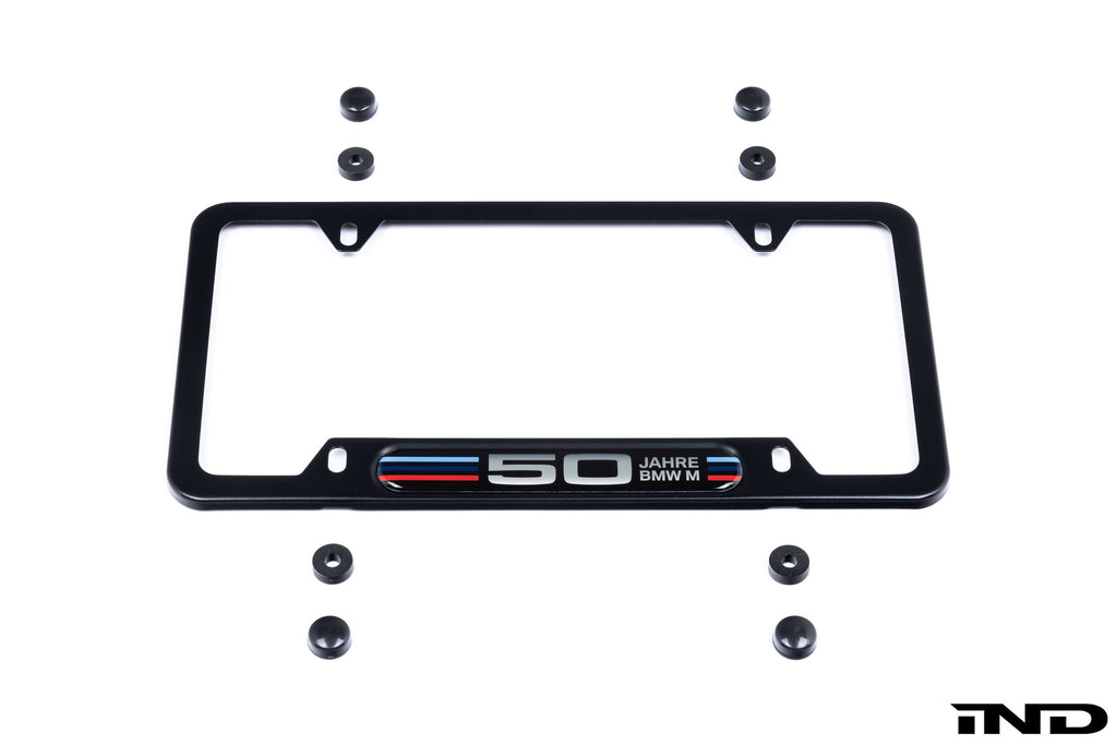 BMW 50th Anniversary M License Plate Frame