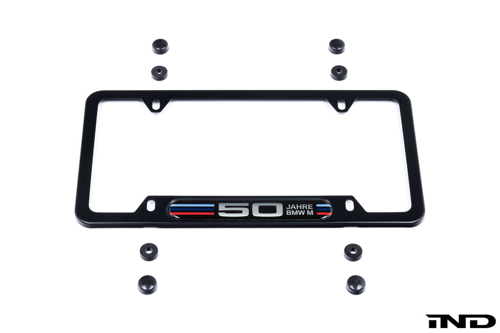 BMW 50th Anniversary M License Plate Frame - iND Distribution