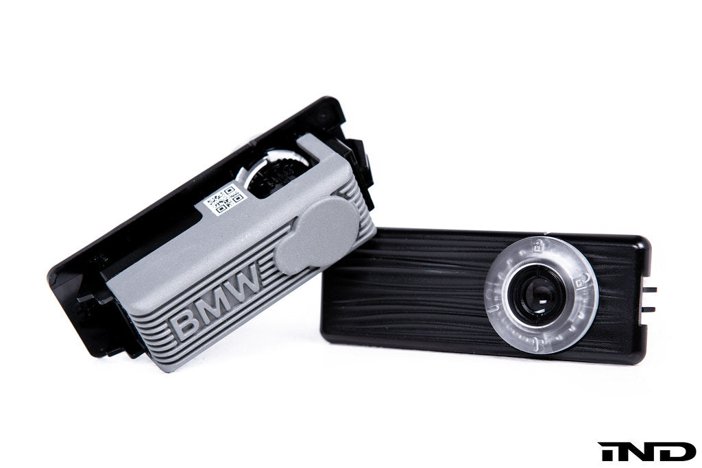 BMW M 50 Year Anniversary Heritage LED Door Projector Light Kit - 68mm