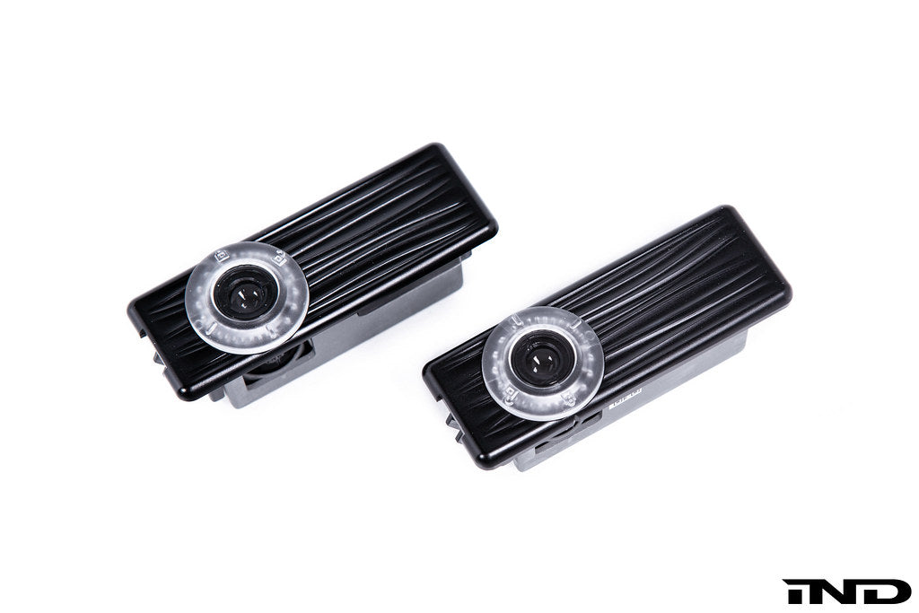 BMW M 50 Year Anniversary Heritage LED Door Projector Light Kit - 68mm
