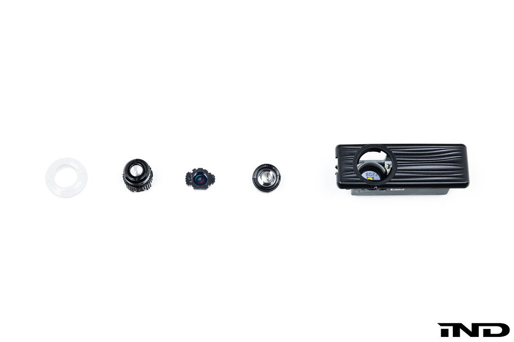 BMW M 50 Year Anniversary Heritage LED Door Projector Light Kit - 68mm