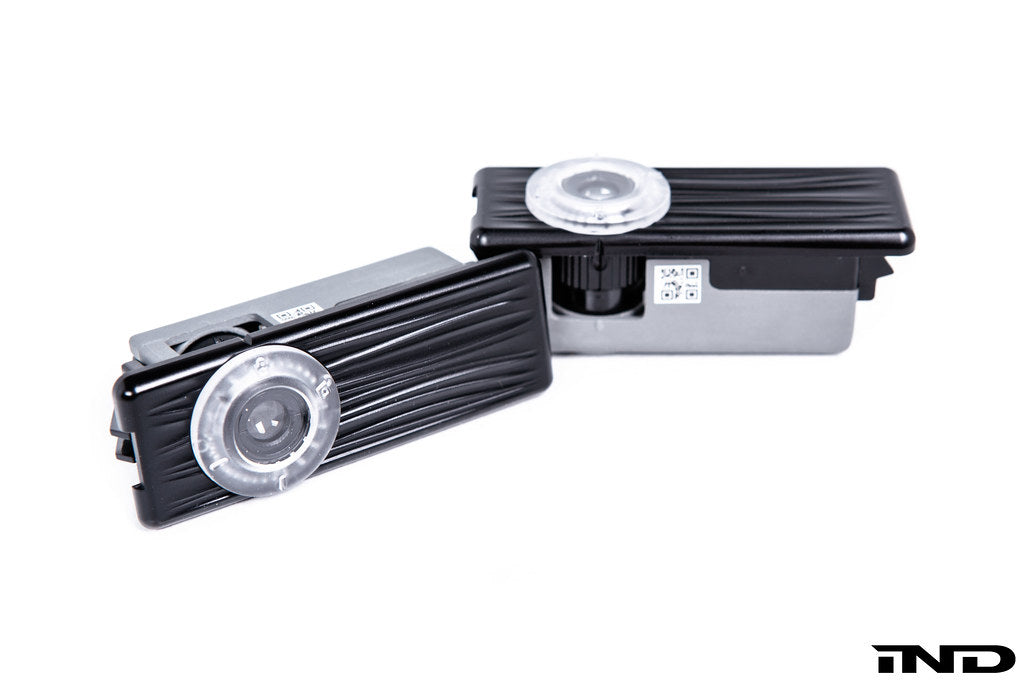 BMW M 50 Year Anniversary Heritage LED Door Projector Light Kit - 68mm