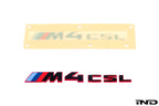 BMW G82 M4 CSL Trunk Emblem