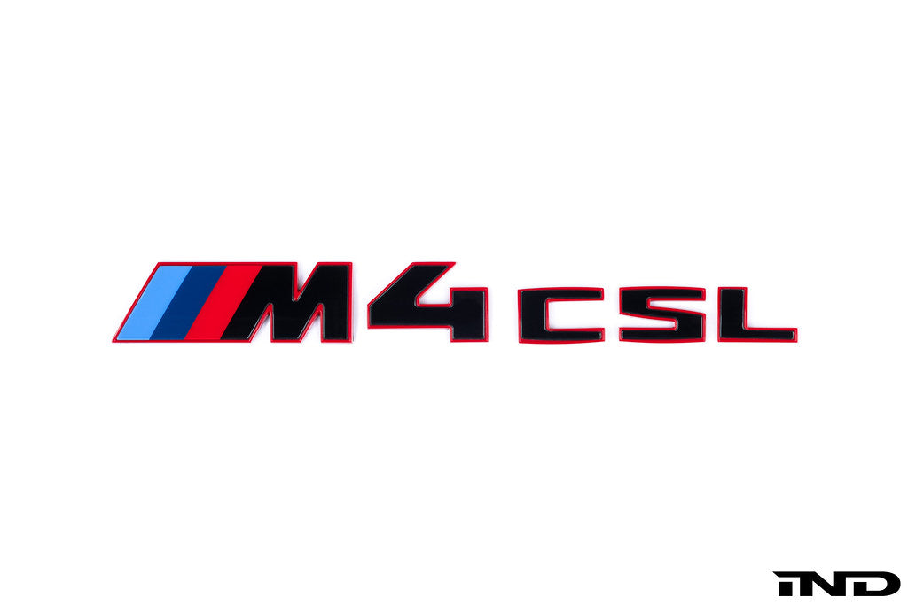 BMW G82 M4 CSL Trunk Emblem