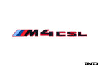 BMW G82 M4 CSL Trunk Emblem