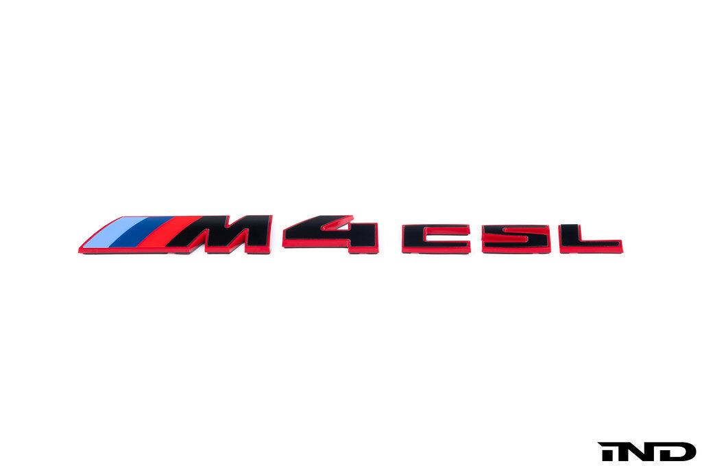 BMW G82 M4 CSL Trunk Emblem