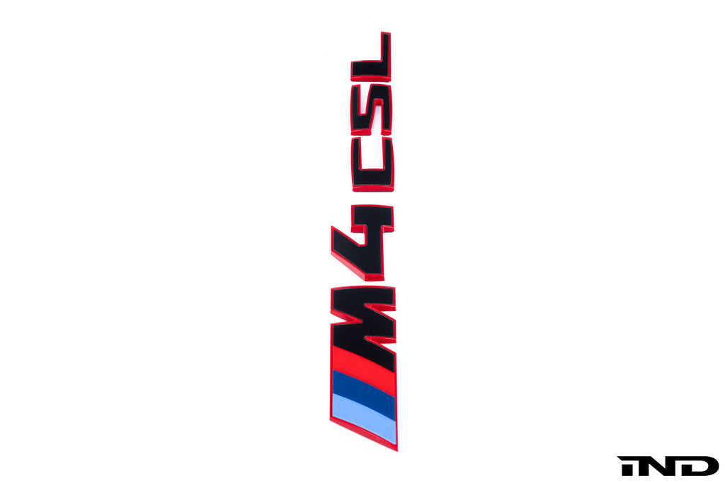 BMW G82 M4 CSL Trunk Emblem