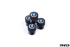 BMW M 50 Year Anniversary Heritage Valve Stem Cap Set - Black