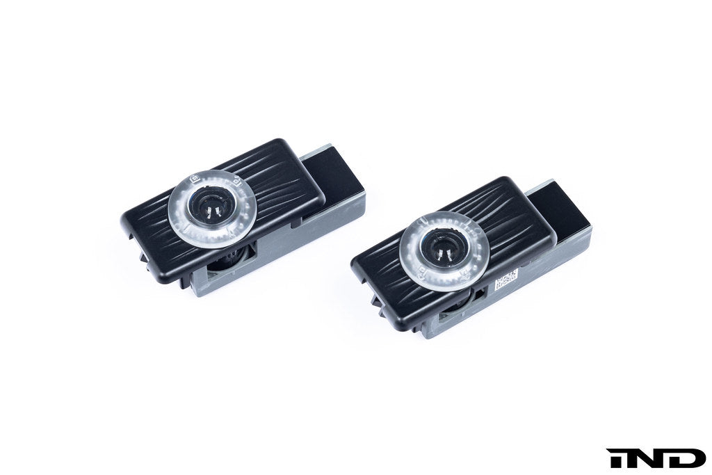 BMW M 50 Year Anniversary Heritage LED Door Projector Light Kit - 50mm