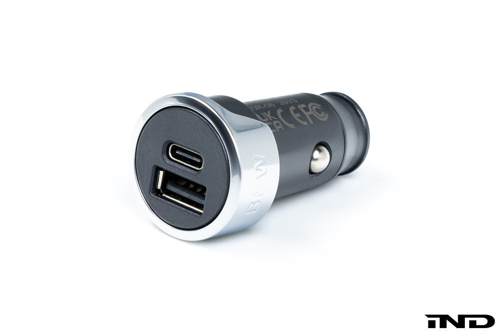 BMW Dual USB Charger - Type A and C, Interior