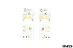 Motorsport+ F87 M2 CSL Style Yellow DRL LED Module Set