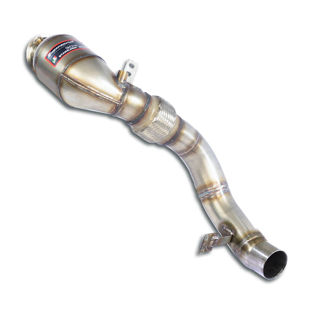 Supersprint ALPINA 5 Series (G30 / G31) Turbo Downpipe Kit + Metallic Catalytic Converter Right 100Cpsiaccepts The Stock "Cat-Back" System