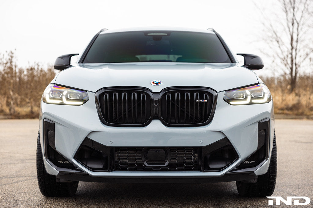 BMW F98 X4M LCI Shadowline Front Grille Set