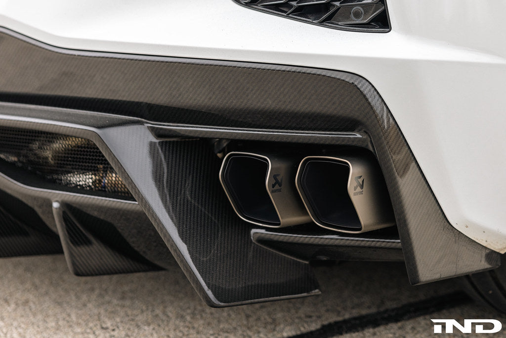 Akrapovic C8 Corvette Titanium Performance Exhaust - Slip-On Line