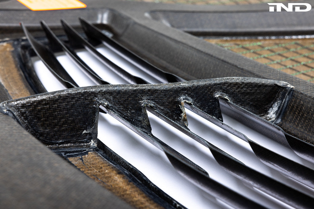 BMW Motorsport G82 M4 GT4 Natural Fiber Vented Hood G80 M3 IND DISTRIBUTION