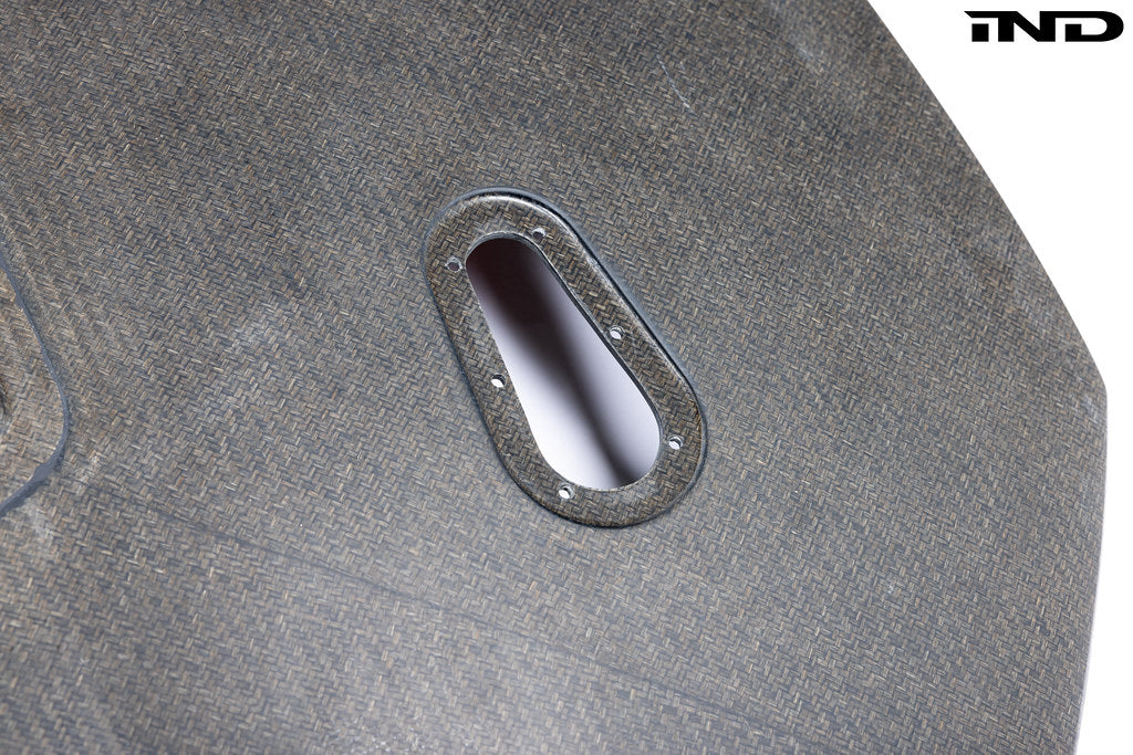 BMW Motorsport G82 M4 GT4 Natural Fiber Vented Hood G80 M3 IND DISTRIBUTION